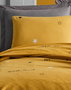 L'essentiel linge de maison Conjunto de piqué doble Dide - Yellow